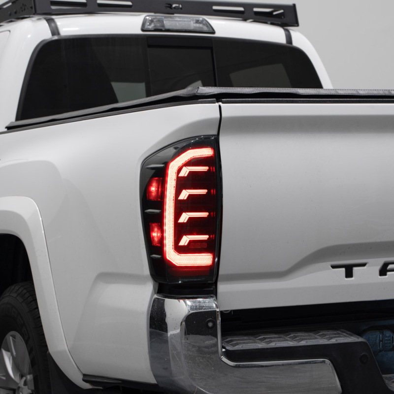 Toyota Tacoma Tail Lights - FORM Lighting - Sequential LED - Smoked - `16-`23